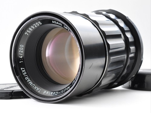 Pentax SMC Takumar 6x7 200mm F/4 MF Lens for 6x7 67 II Near Mint From Japan 0165 - Picture 1 of 20