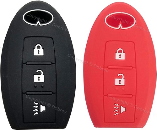 3B Silicone Case Protector Entry Fob Cover for Infiniti QX50 EX37 FX50 Smart Key - Picture 5 of 23