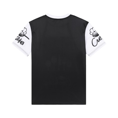 Mens Color Block Chef T-Shirt Restaurant Kitchen Cook Costume Short Sleeve Tops - Picture 29 of 36