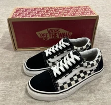Vans Old Skool Black/white Checkerboard Lace-Up Men's size 5.0 & Women size 6.5