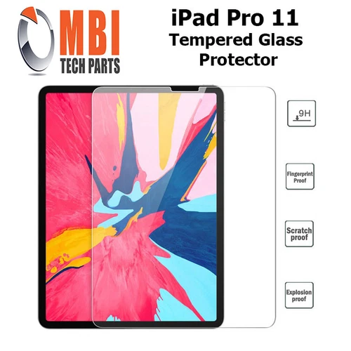 iPad Pro 11 9H Tempered Protective Glass Screen Protector 1st 2nd 3rd 4th 2022