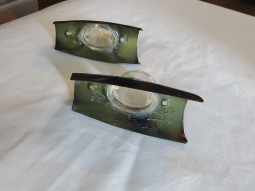 Aircraft Wing Tip Strobe Nav Light Retainer Shield Black Lot of 2 - Picture 4 of 8