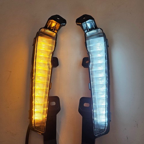 LED Running Light DRL For 2019-2022 Toyota Prius Silver Bezel Wire Amber Signal - Bild 10 von 11