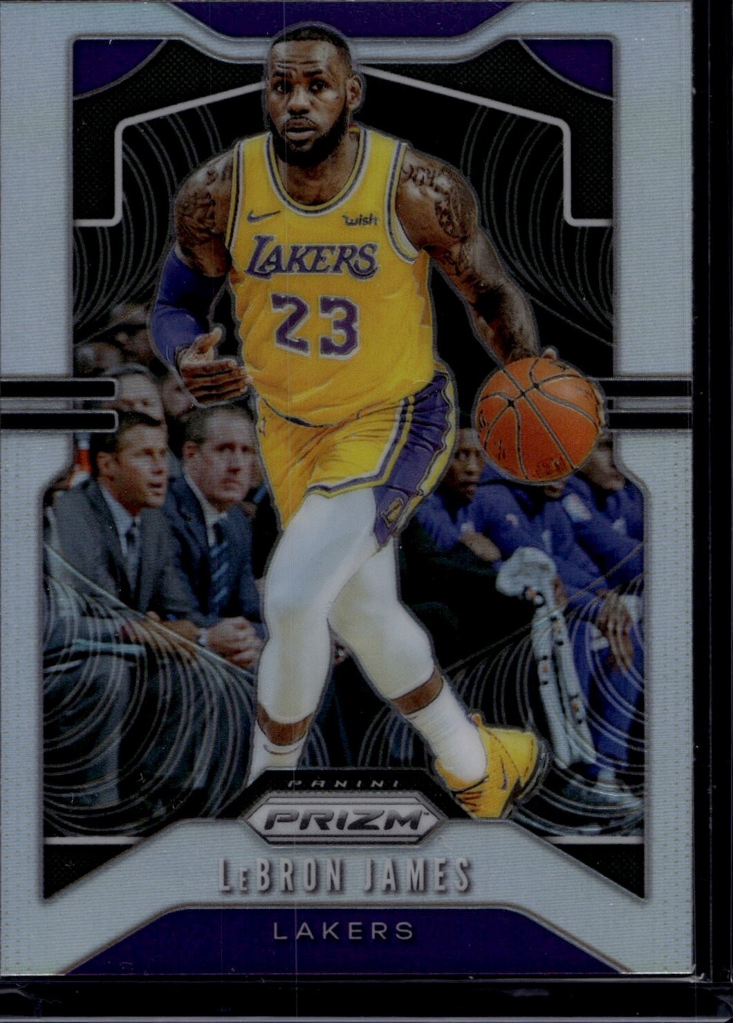 2019-20 Panini Prizm Basketball LeBron James #129 Silver