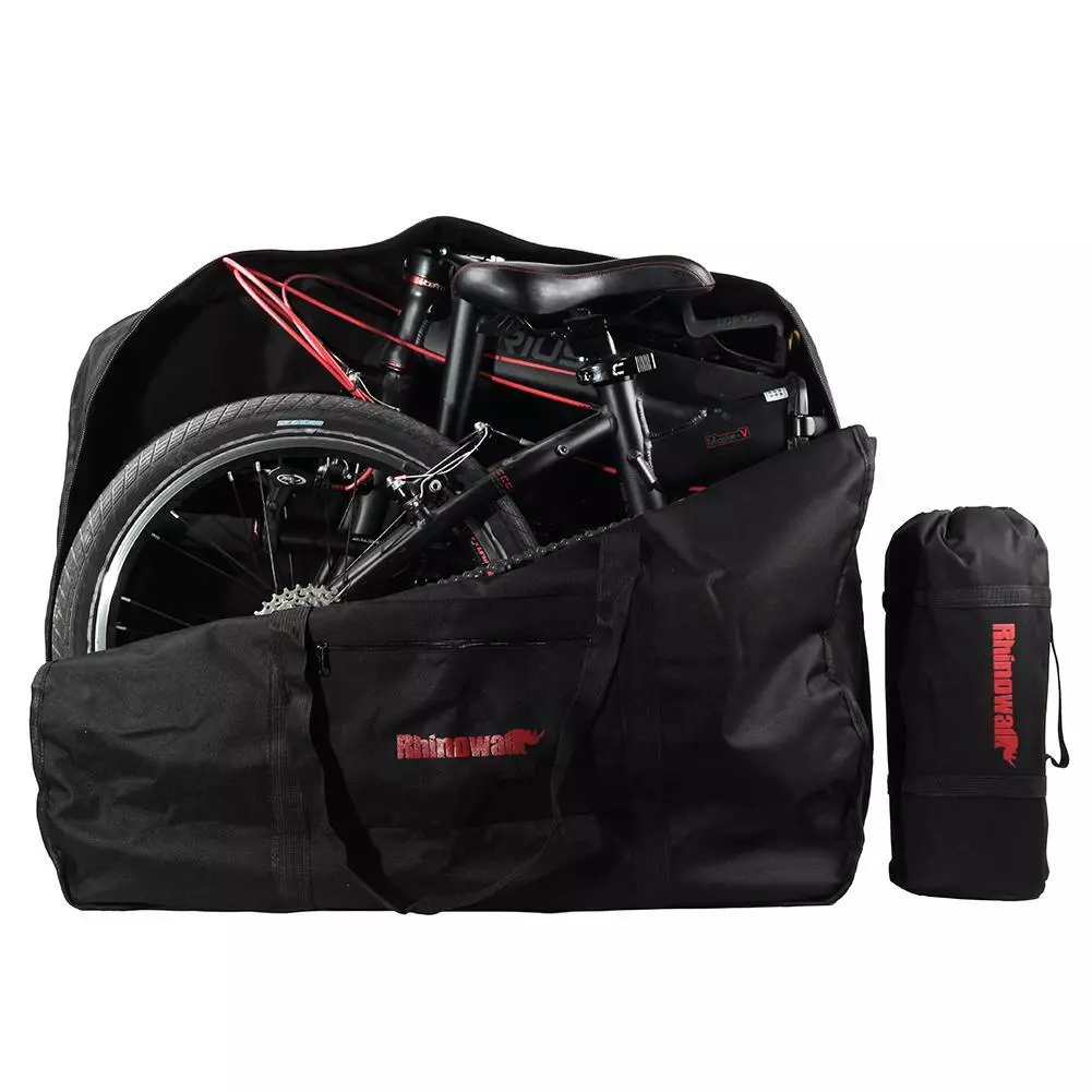 RHINOWALK Folding Bike Bicycle Carrier Bag Loading Package Carrying Bag