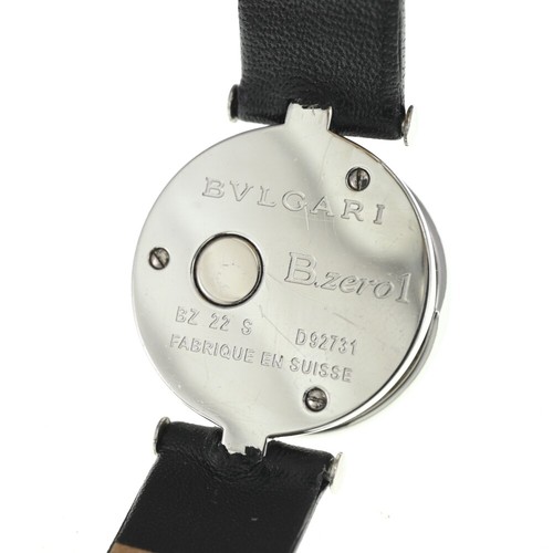BVLGARI B.zero1 BZ22S SS/Leather Light Green Shell Dial Quartz Ladies I#136822 - Picture 6 of 8