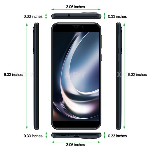 2025 New Cell Phone Factory Unlocked Android Smartphone 16GB 2 SIM 4 Core Cheap - Picture 9 of 15