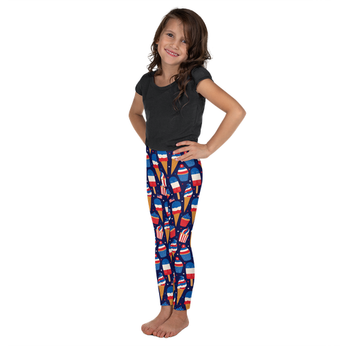 Kids Patriotic Leggings #1 Baby Girls Boys Teens USA American Flag Stars Stripes - Picture 22 of 29