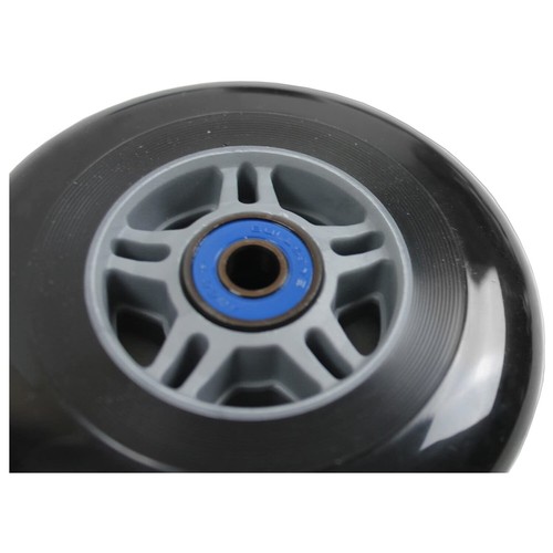 4 Black 100mm Replacement Wheels + ABEC-7 Bearings for Razor Pro Kick Scooter - Picture 2 of 5
