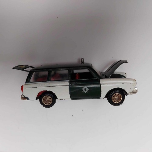 Märklin VW 1600 Variant Police 1/43 incomplete used RARE die cast 1970's - Picture 3 of 12