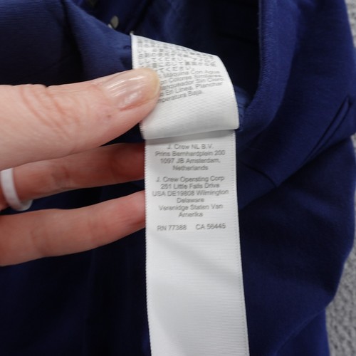 Pantalones cortos acampanados J Crew Kelsey talla 12 azul pequeño para mujer informales de negocios - Imagen 15 de 17