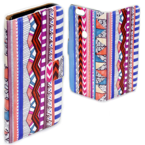 For Apple iPhone Series - Navajo Tribal Print Flip Wallet Phone Case Cover #1 - Picture 7 of 13
