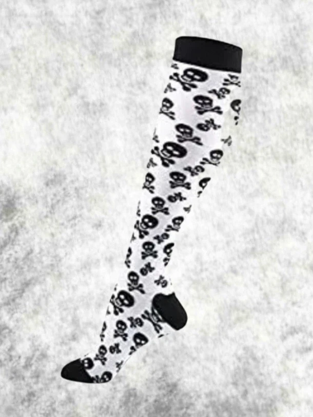 Nuevos 2 pares de calcetines deportivos de compresión Pirate Crossbone talla UK 6 - 11 EU 39 - 43 Foto 3 de 4