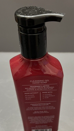 Bath & Body Works Cleansing Gel Hand Soap VAMPIRE BLOOD Halloween 8 ozs Berries - Picture 6 of 6