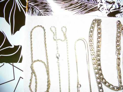 Schmuck 10 Teile goldfarbend/silberfarbend gestempelt Stempel gemischt Nr. 317 - Bild 5 von 12