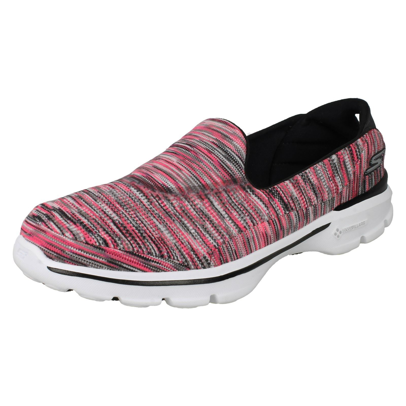 Descuento de la marca Descuento por tiempo limitado Skechers Ladies Go Walk3 Casual Pumps - Crazed 14061 Descuento de la marca Descuento por tiempo limitado Skechers Ladies Go Walk3 Casual Pumps - Crazed 14061