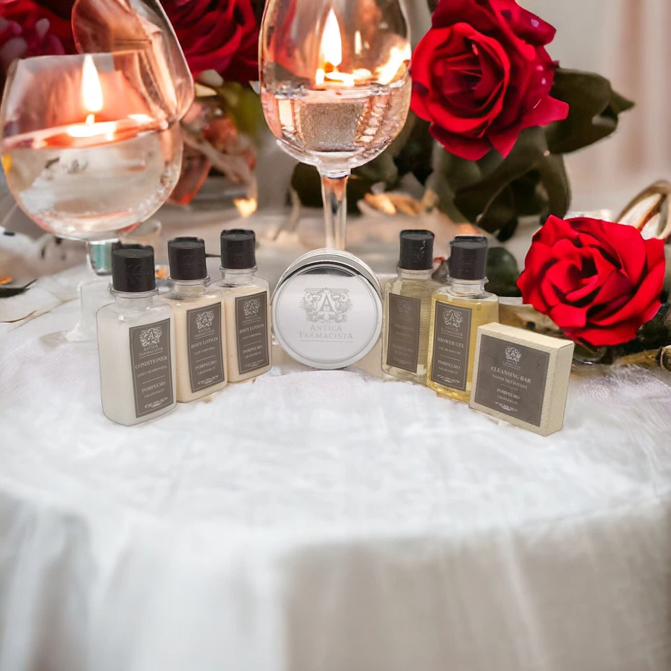 Juego de 7 piezas de mantequilla corporal ANTICA FARMACISTA PROSECCO 8 oz + artículos de tocador perfumados Pompelmo Foto 3 de 4