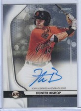 HUNTER BISHOP 2020 BOWMAN STERLING PROSPECT AUTO #BSPA-HB