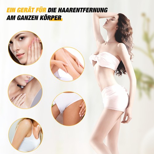 IPL Laser Haarentfernungsgerät 999999 Impulse Schmerzlos Dauerhafte Epilierer - Bild 12 von 14