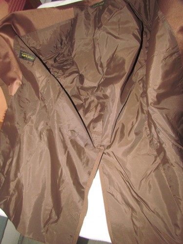 Impresionante Chaqueta de Esmoquin de Colección Lord West Marrón de un Botón para Hombre 41 L Delgada Nueva - Imagen 6 de 7
