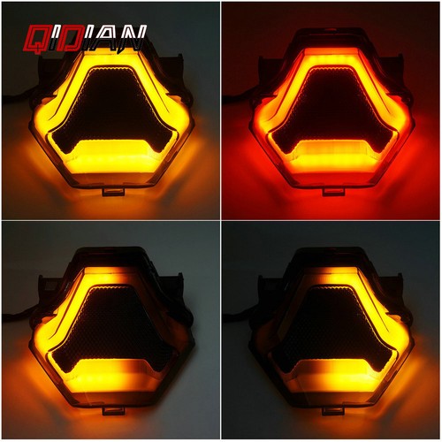LED Integrated Tail Light Brake Light For 2015-2024 Yamaha MT07 FZ07 R3 MT03 R25 - Picture 3 of 9