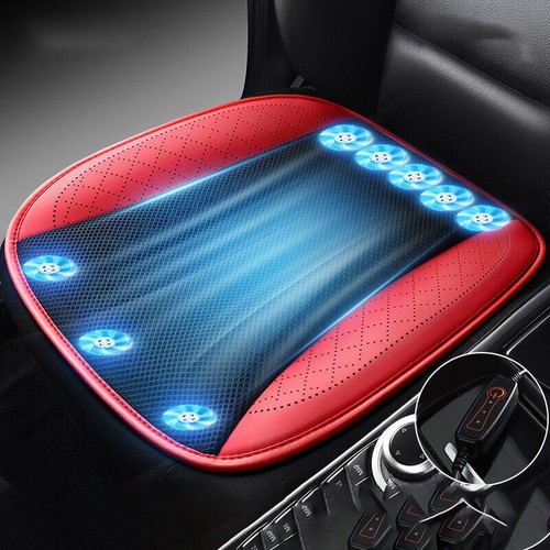 Cuscino sedile ventilazione auto camion estate USB con pad di raffreddamento domestico ventola office - Foto 17 di 19
