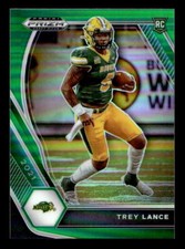 2021 Panini Prizm Draft Picks Collegiate #120 Trey Lance Green