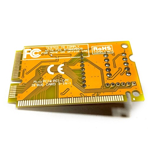 3 in 1 Mini PCI PCI-E LPC Laptop Diagnostic Card Board Tester Card PC Analyzer - Zdjęcie 9 z 11