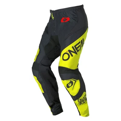 O'Neal Element Racewear Pantalones MX Negro Neón Amarillo - Imagen 1 de 2