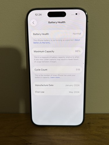 Apple iPhone 15 Pro 128GB (PP146) Natural Titanium Unlocked Warranty - Picture 11 of 18