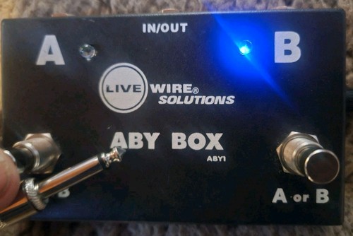 Live Wire Solutions ABY Box ABY1 Gitarrenpedal Verstärker Auswahl - GETESTET! Funktioniert - Bild 3 von 9