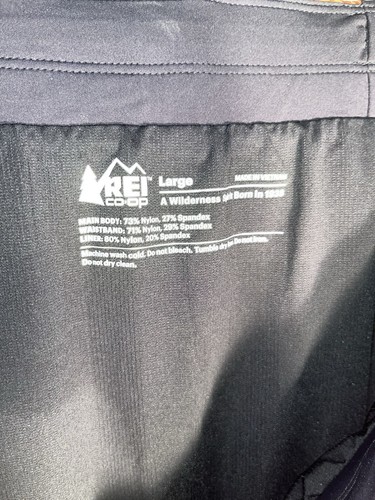 Men’s REI co-op swiftland 5" lined running shorts Size L Orange & Black - Picture 10 of 11