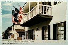 Sanchez House St. Augustine Florida Vintage Photochrome Postcard