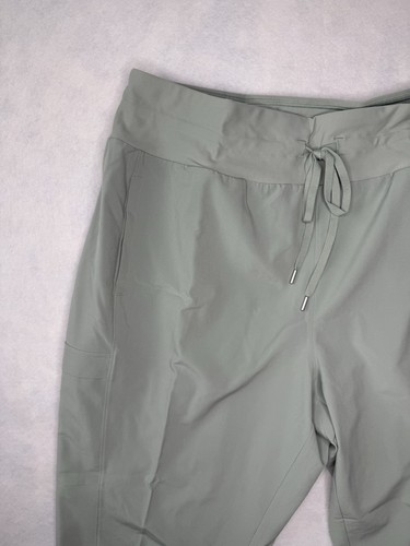 Calia Pants Women's 1X Gray Journey Collection Cargo Jogger Mid Rise NEW$78 - Picture 2 of 14