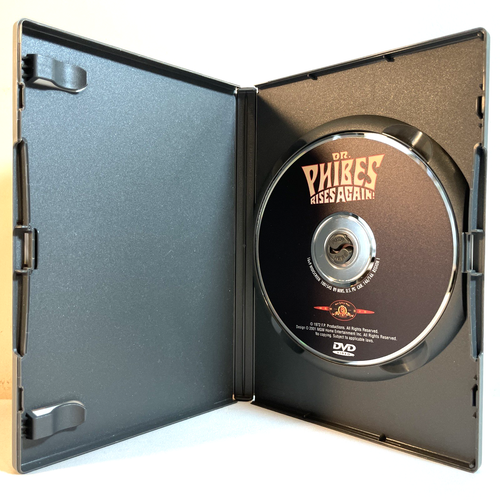 DR. PHIBES RISES AGAIN! (1972) DVD Vincent Price - Dark Comedy Horror - Picture 4 of 4