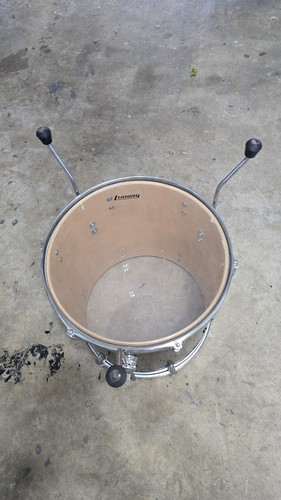 Ludwig 16x16 Accent Combo Black Floor Tom Drum with Chrome Hardware - Picture 5 of 5