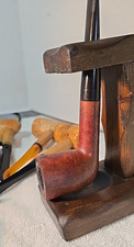 George Yale Estate Briar Pipe Smooth Straight Billiard w/ Orig Stinger
