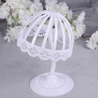 2Pcs Plastic Hat Display Rack Adjustable Elastic 40 cm Height Tabletop Wig Stand