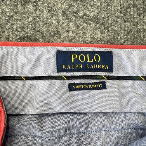 Polo Ralph Lauren stretch Slim Fit Pants Pink Size 38x30 - Picture 3 of 9