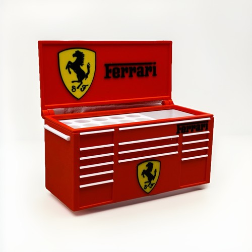 Supercar Garage Tool Box Pen Holder Desk Organizer Red Racing Style ...