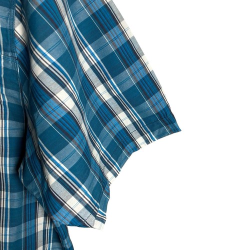 Camicia The North Face uomo taglia M blu quadri quadri bottoni manica corta estiva - Foto 2 di 13