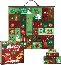Christmas Advent Calendar 2025, Empty Advent Calendar to Till Yourself, 24 Days