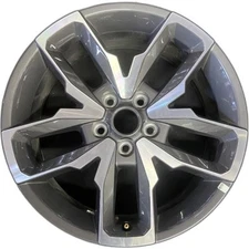Jeep Machined Grey Wrangler OEM Wheel 20” 2024 Factory Original Rim 9333