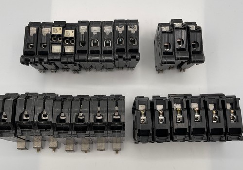 Circuit Breaker GE Cutler-Hammer Eaton Murray 2-Pole 1-Pole 15 20 30 40 50 60 A - Picture 8 of 23