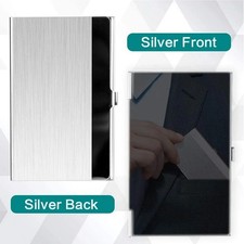 Stainless Steel Card Holder Case – Pocket Metal Wallet for Business, ID, Credit