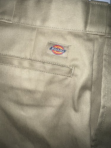 Nuevo sin etiquetas Pantalones Dickies Para Hombres 874 Ajuste Original Caqui Uniforme Ropa de Trabajo 38x32 Estructurado - Imagen 2 de 5