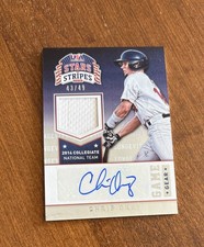 Chris Okey 2015 USA Baseball Stars Longevity Game Jersey Auto #20 Clemson /49