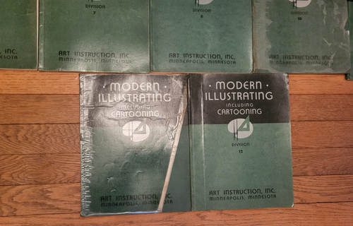 Modern Illustrating Including Cartooning, Art Institute Inc., 1950's - Foto 4 di 16