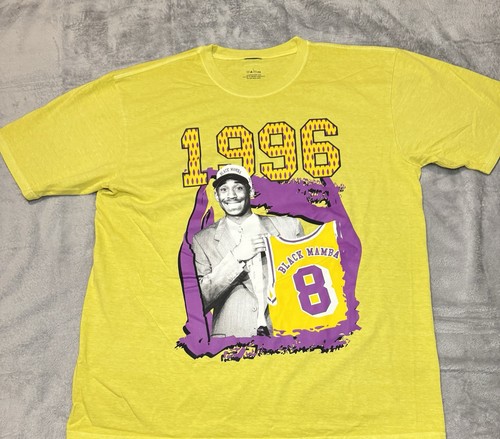 Kobe Bryant Retro schwarz Mamba 1996 Entwurf T-Shirt kurzärmlig Herren Large neu ohne Etikett - Bild 1 von 3