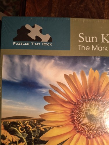 PUZZLE 550 Pezzi, Nuovo, "Baciato dal Sole" By The Mark Lindsay Collection, Girasole - Foto 5 di 11